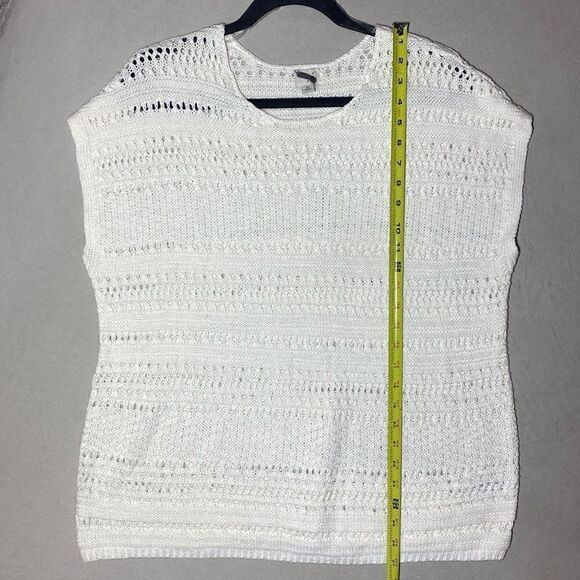 A New Day White Knit top Women's Size XL - Picture 6 of 7